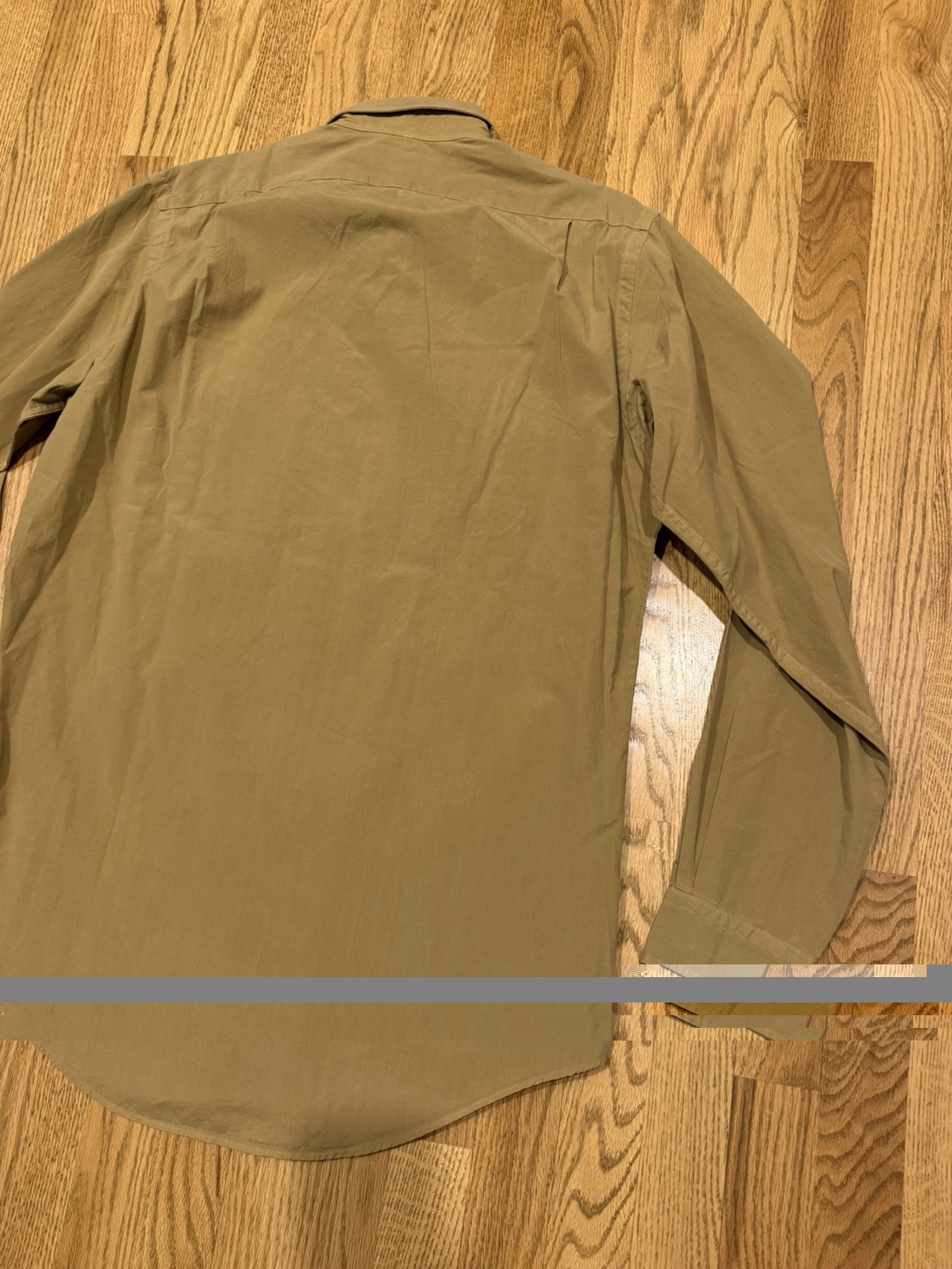 NEW Polo Ralph Lauren Button Up Shirt Mens Large Cotton Officer Epaulets NOS Vtg