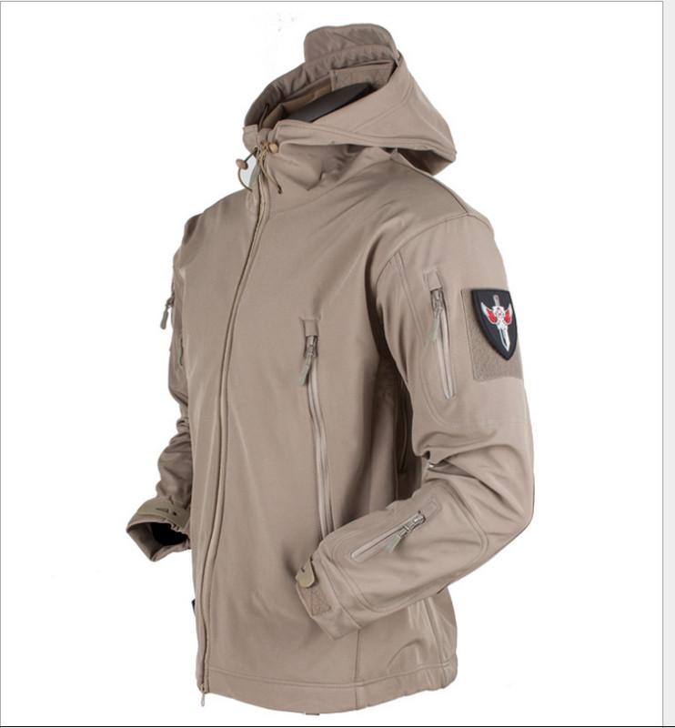 Mens Waterproof Winter Jackets Outdoor Tactical Coat Soft Shell Military Jacket