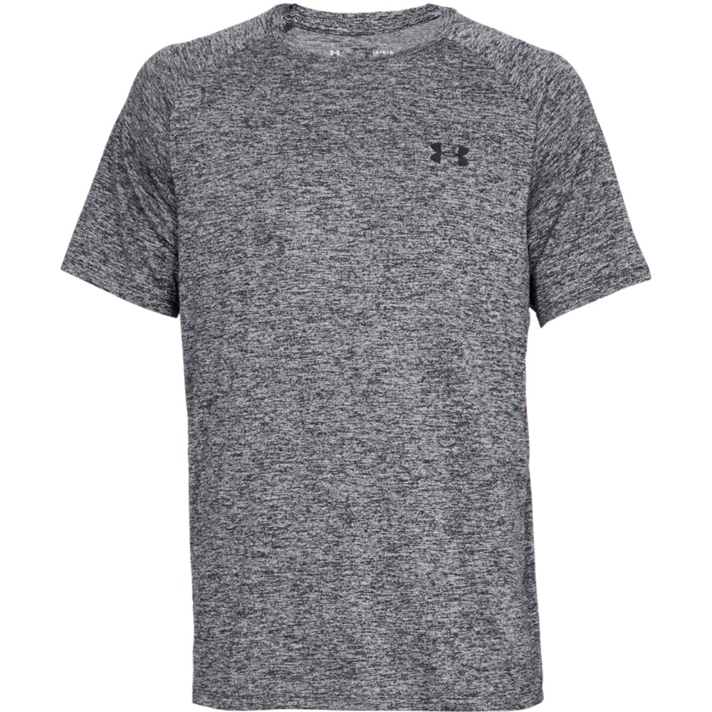 Under Armour 1326413 Men’s UA Tech 2.0 Training T-Shirt, Black/Graphite, Small
