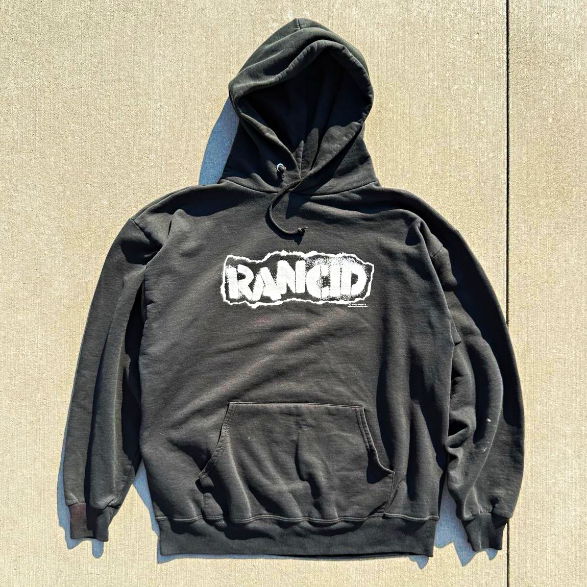 Vintage 2001 Y2K Rancid machetemfg.com punk band hoodie