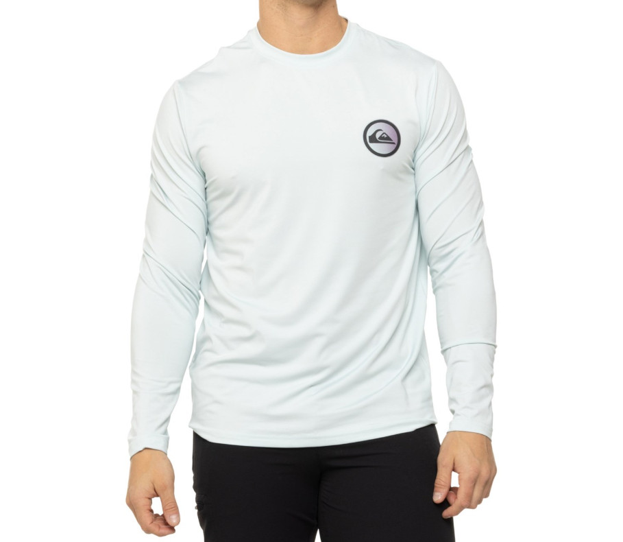 Quiksilver Samy Graphic Sun Shirt Men’s UPF 50+ Long Sleeve Ice Multi Sz NEW!