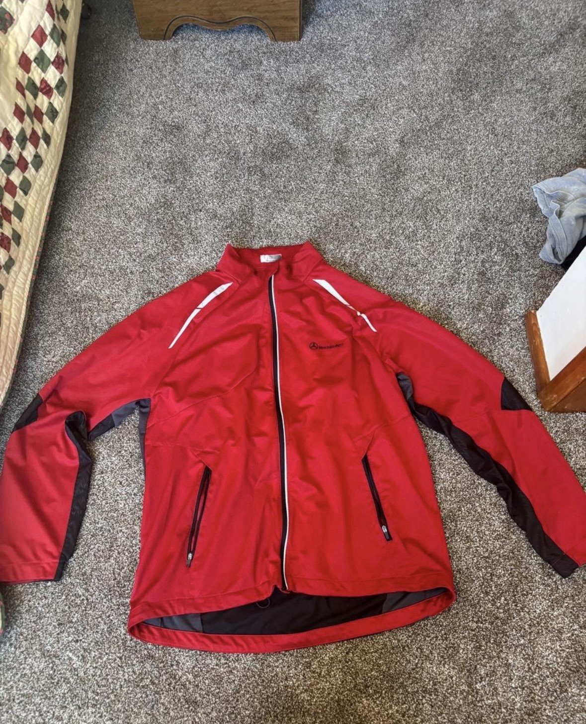 MERCEDES-BENZ Official Jacket/Windbreaker Red XL