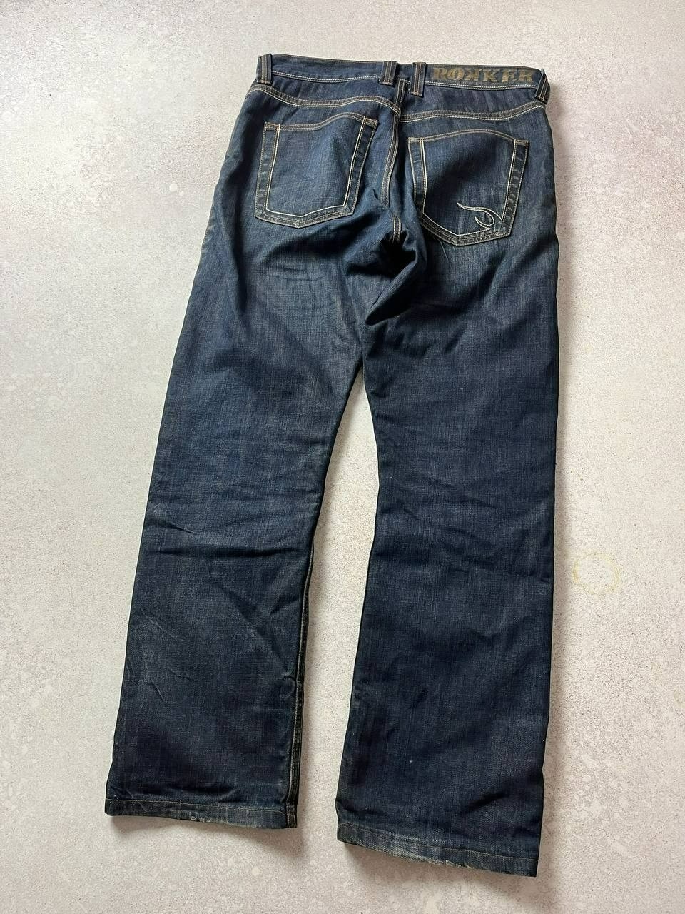 DDP The Rokker Company Original Raw Jeans Motorcycle Biker Schoeller W32L34