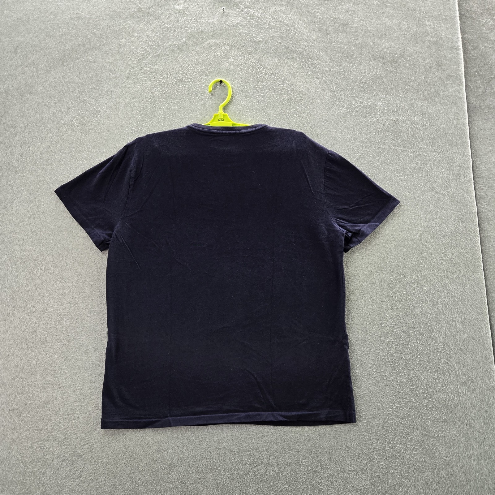 Polo Ralph Lauren Men Shirt L/G (180/100A) Navy Blue Embroidered Logo Slim
