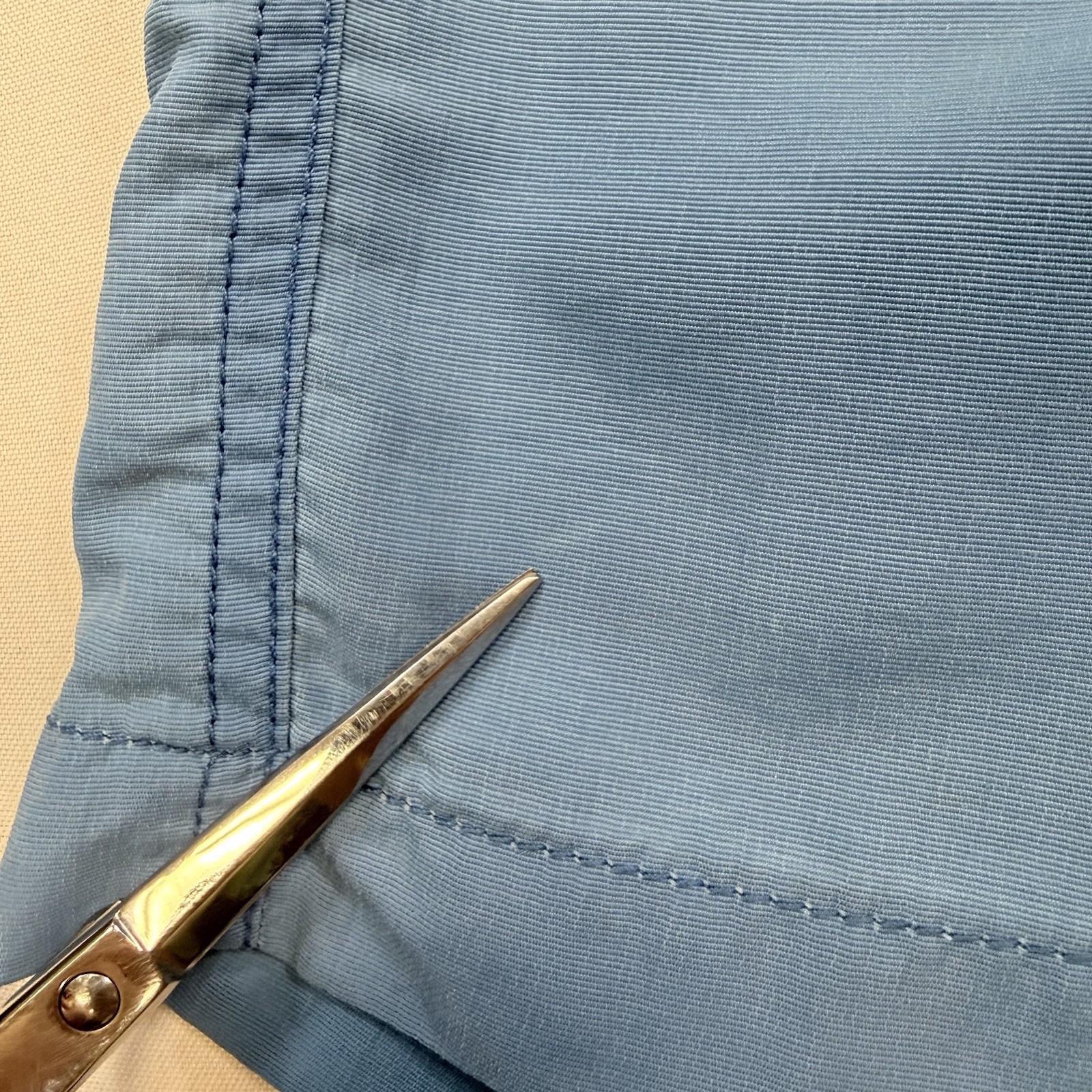 KAVU Shorts Deep Eddy Mens Large Blue Nylon Belted 9.5” Hiking Climbing GUC