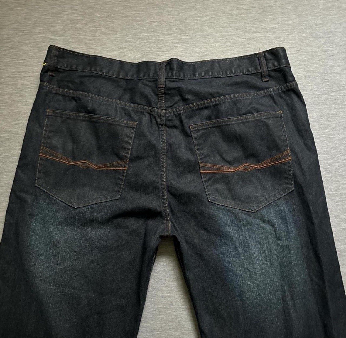Men’s Alfani Black Denim Jeans Solid Pattern 5-Pocket Design Regular Fit