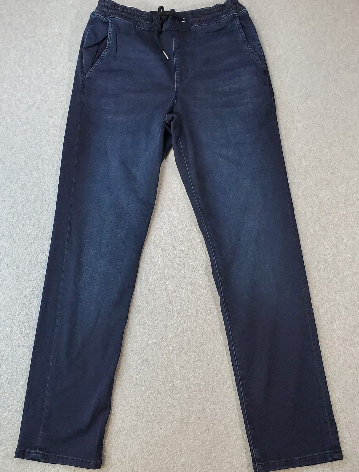 WARP + WEFT Denim CBG Cambridge Weston Joggers Dark Wash Pockets Men’s 30 NWT