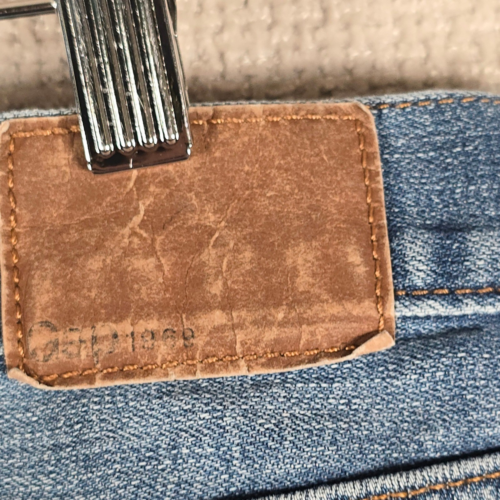 Gap 1969 Slim Fit Mens Blue Denim Jeans 32×34 Medium Wash RN54023