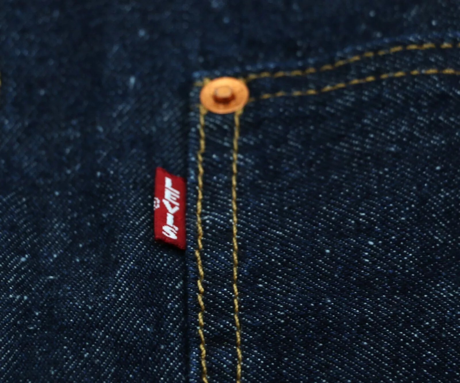 Levi’s Premium Type I Denim Jacket Selvedge Trucker Men’s Sizes XS-XXL Dark Wash