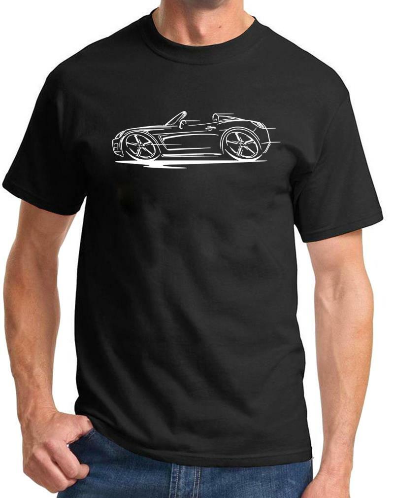Saturn Sky Convertible Classic Redline Design Tshirt NEW