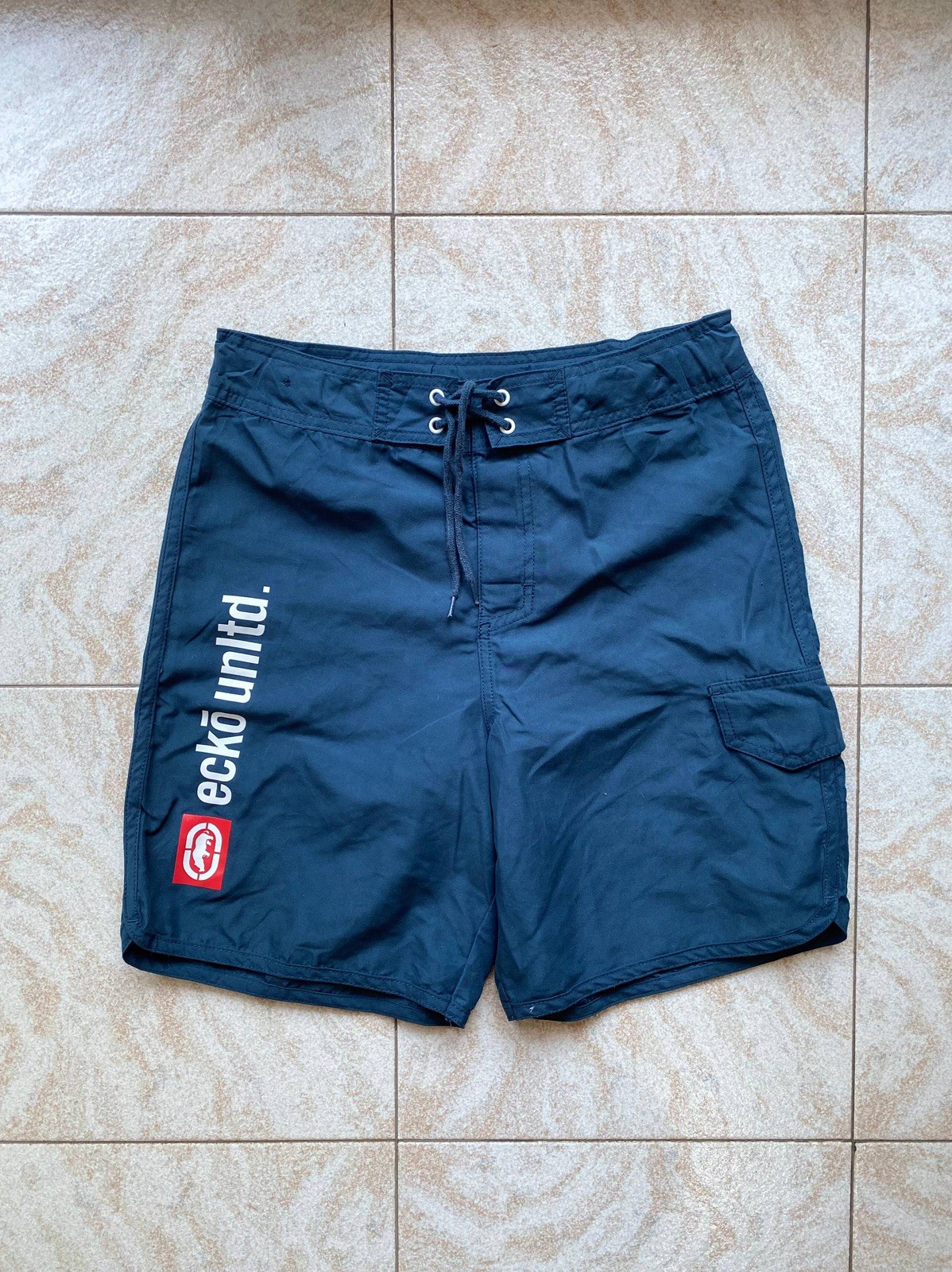 Ecko Unltd Navy Board Shorts Size 14 Boys/XS