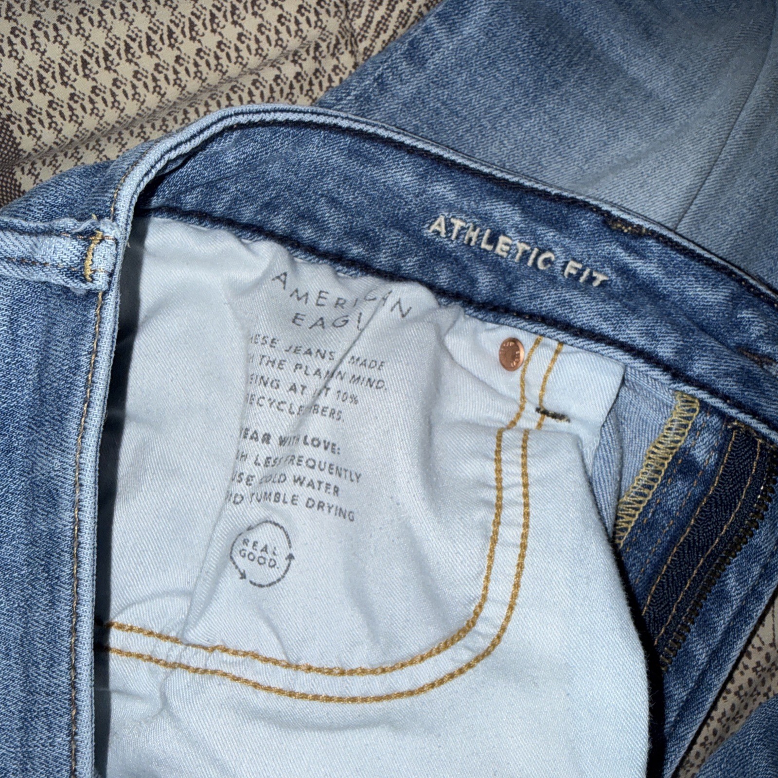 American Eagle Outfitters AE Airflex Athletic Fit Mens Jeans 34 x 30