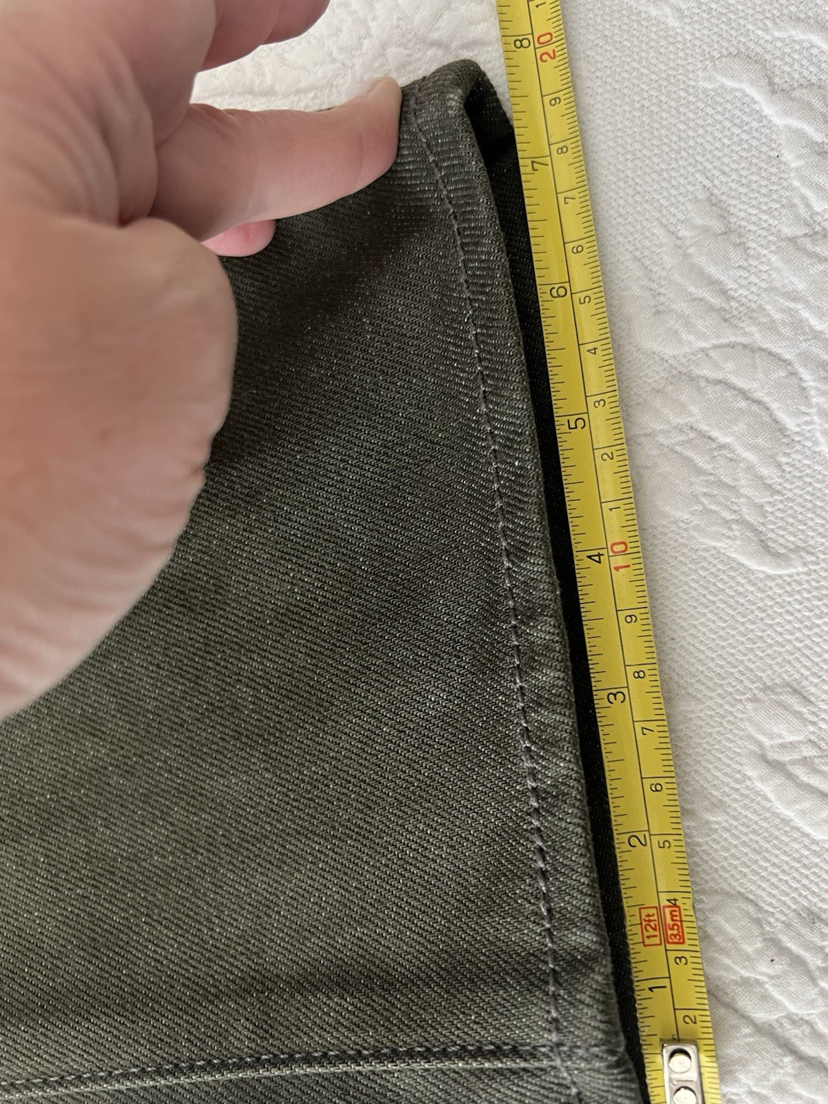 NWT Levis 501 Jeans 30×34 White Oak Cone Denim dark Green Shrink to Fit NEW
