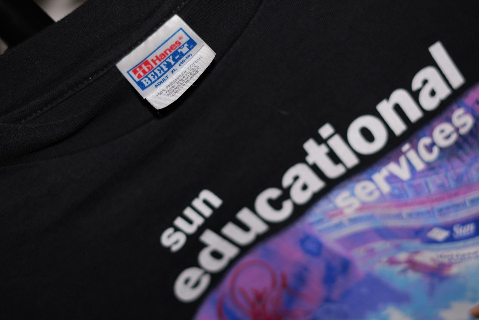 Vintage 90s Sun Microsystems Java Educational Services Graphic T-Shirt