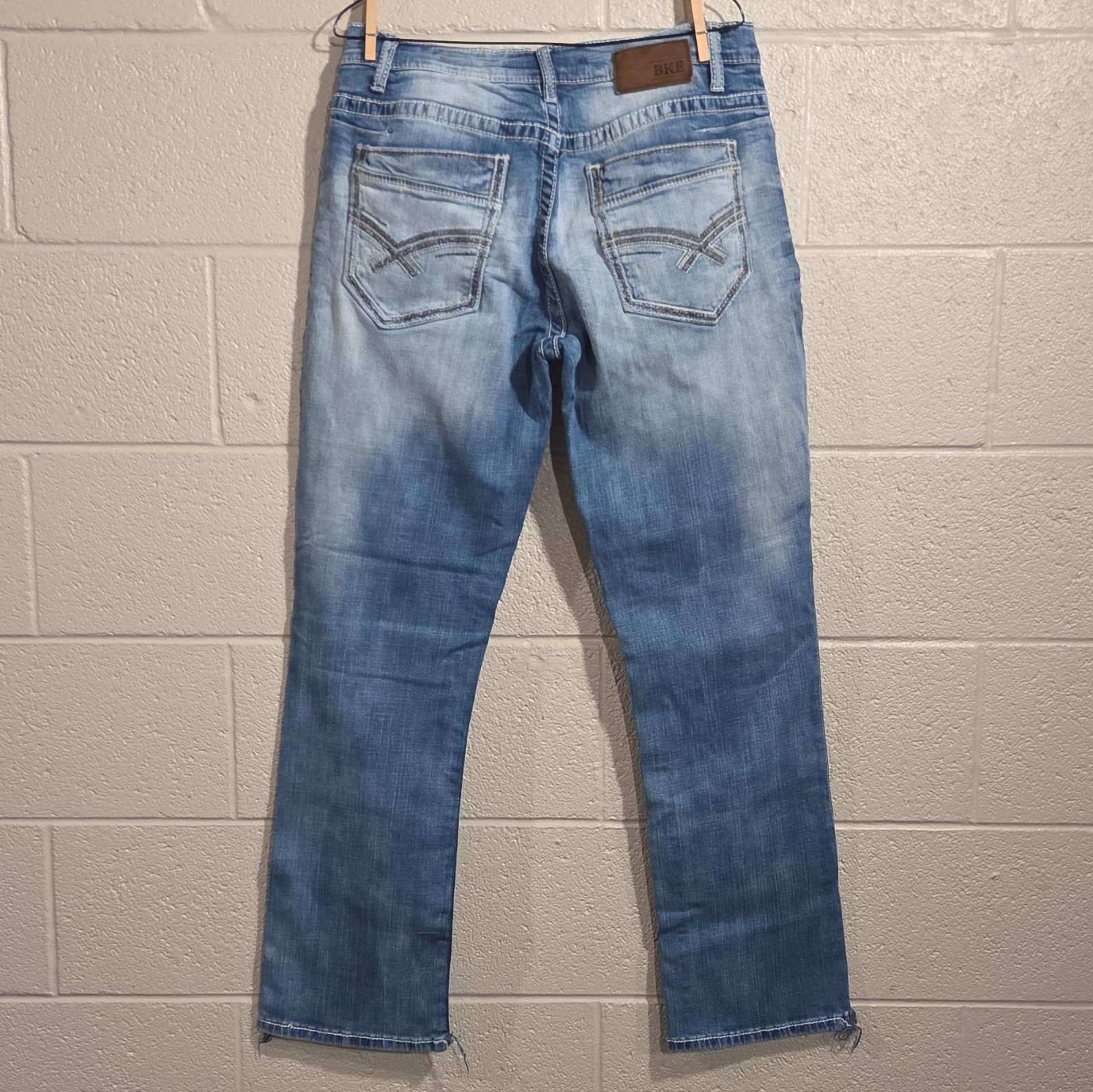 BKE Denim Men’s Jake 34R Straight Fit Jeans