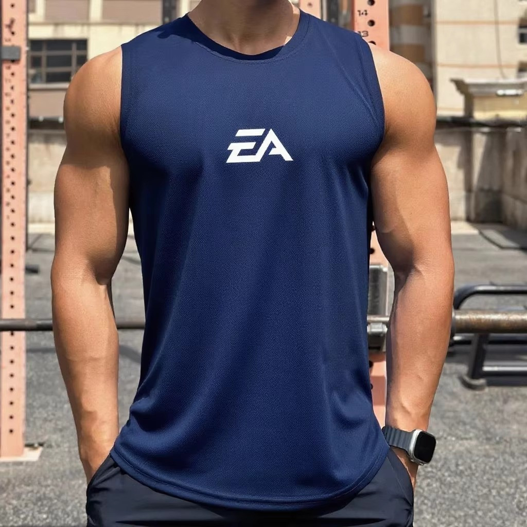 Men’s Tank Tops Sleeveless Quick Dry Shirt Breathable Sports Gym Fitness Vest
