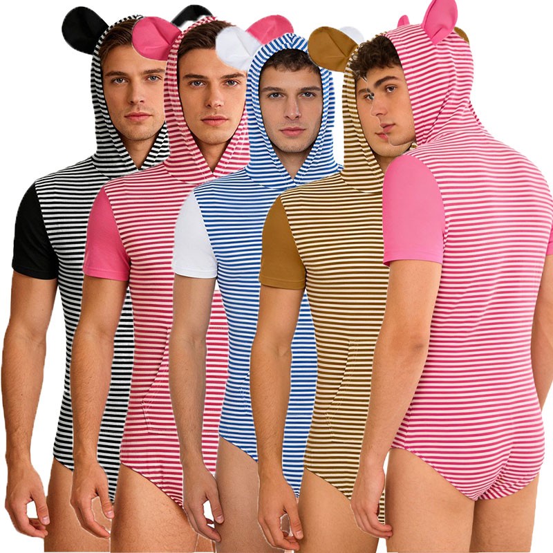 Mens Nightwear Jumpsuit Pajamas Honeymoon Leisure Time Anniversary Home Casual