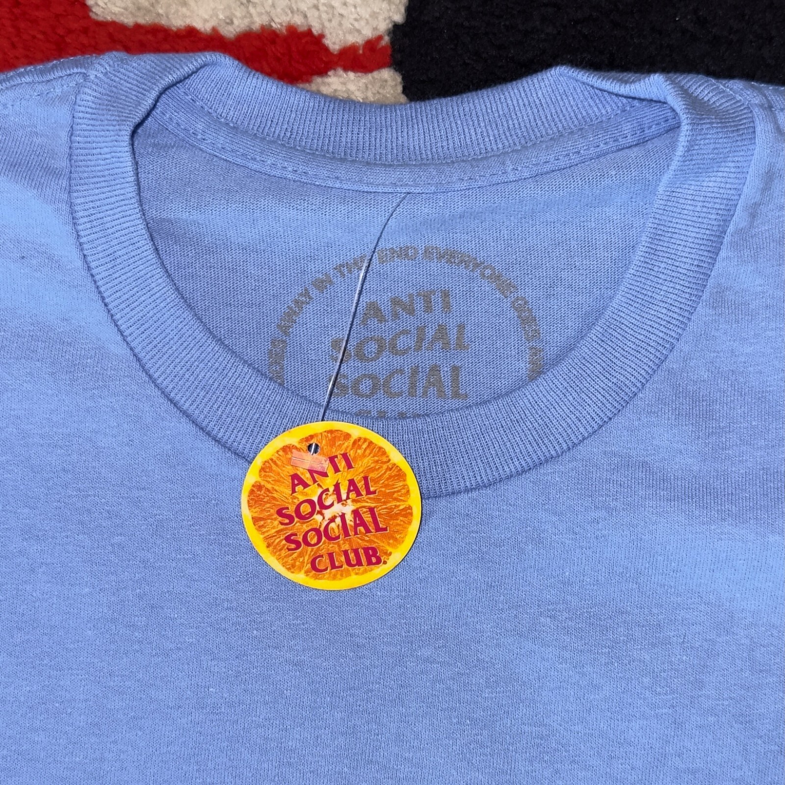 Size M – Anti Social Social Club Deeper Than Usual Tee Aquatic Blue