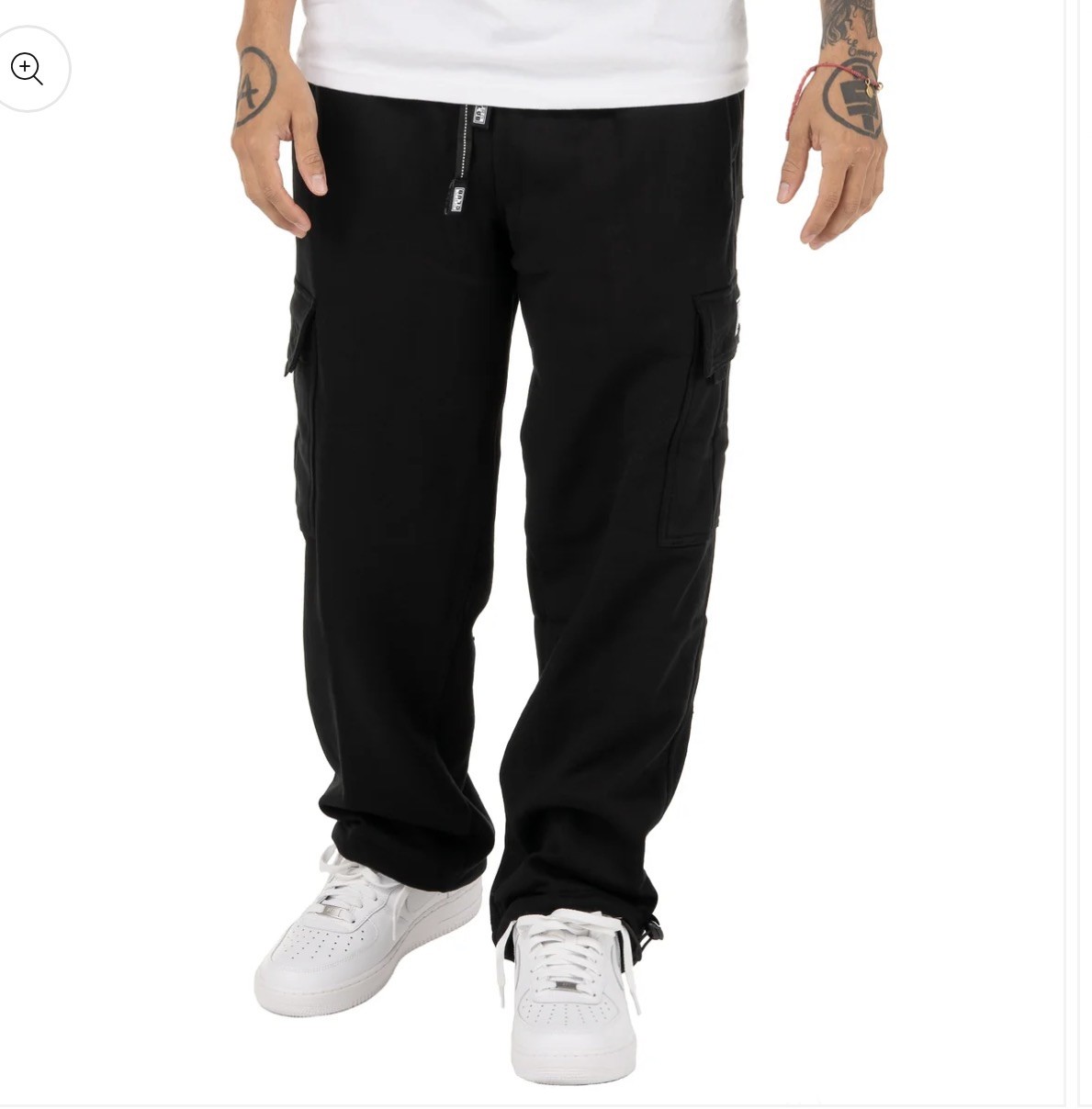 Pro Club Premium Heavyweight Fleece Cargo Black Pants S-2xL