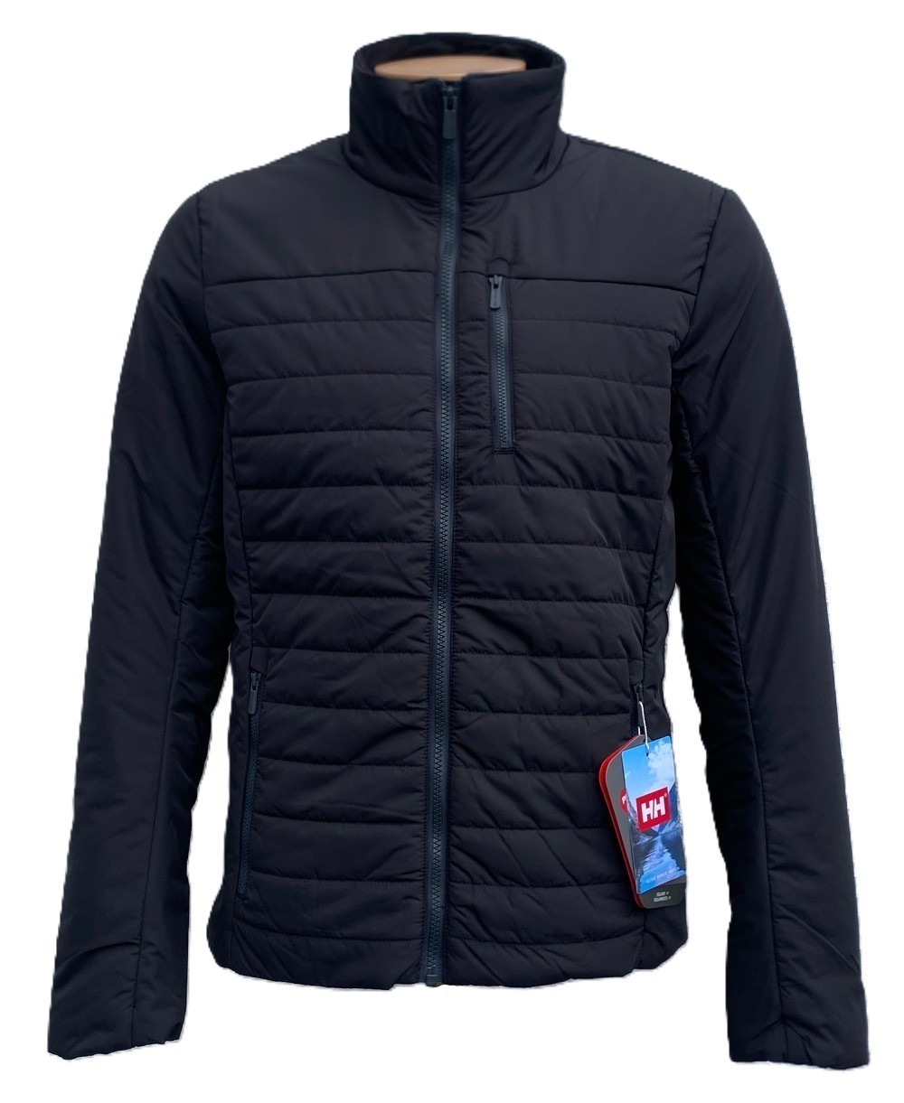 Men’s Helly Hansen Crew Insulated Jacket EBONY $190, Size: M