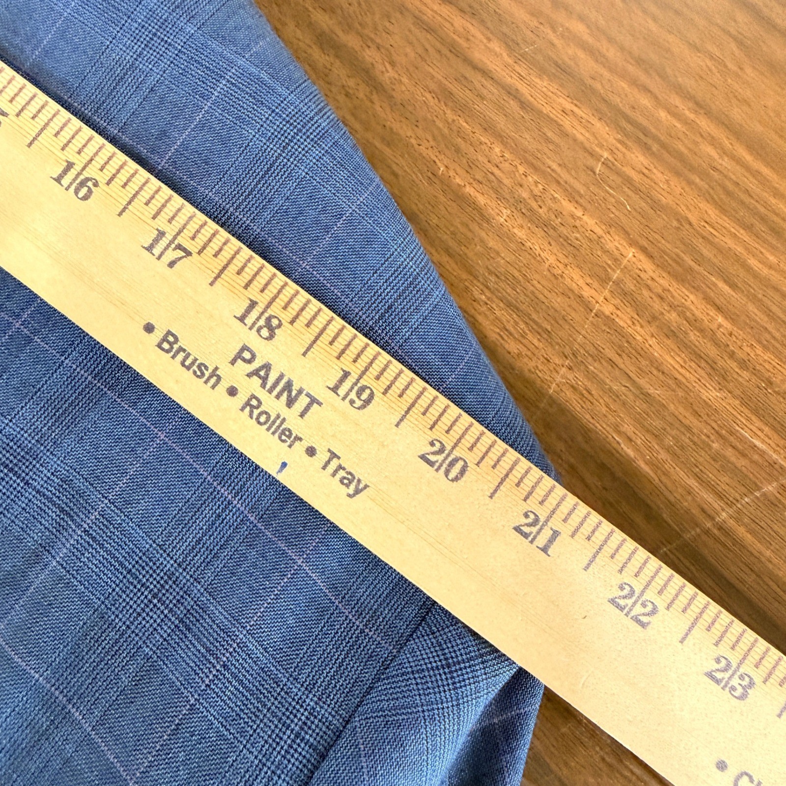NEW Jos. A. Bank Blazer Mens 48R Sport Coat Blue Glen Plaid Tailored Fit Jacket