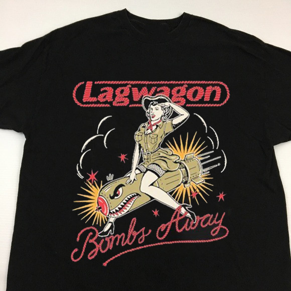 New! Lagwagon Bombs Away T-shirt 2025 Tour Concert BL350