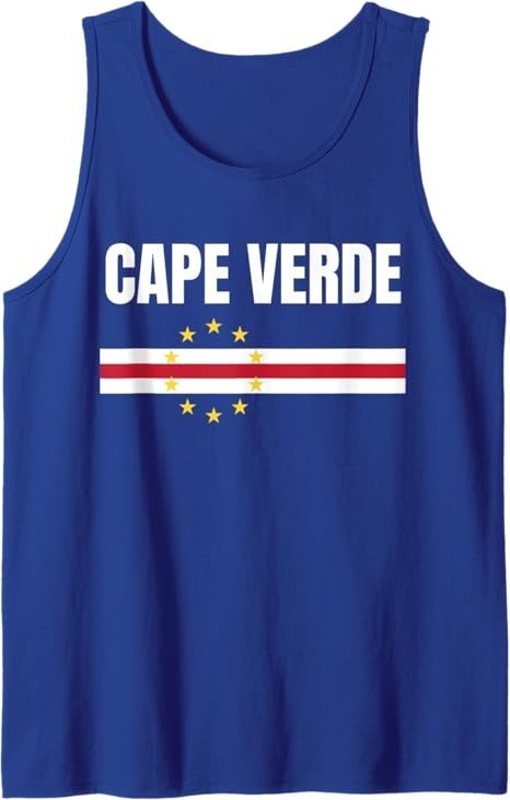 Cape Verde Flag, Cape Verdean Flag, Cape Verde Tank Top