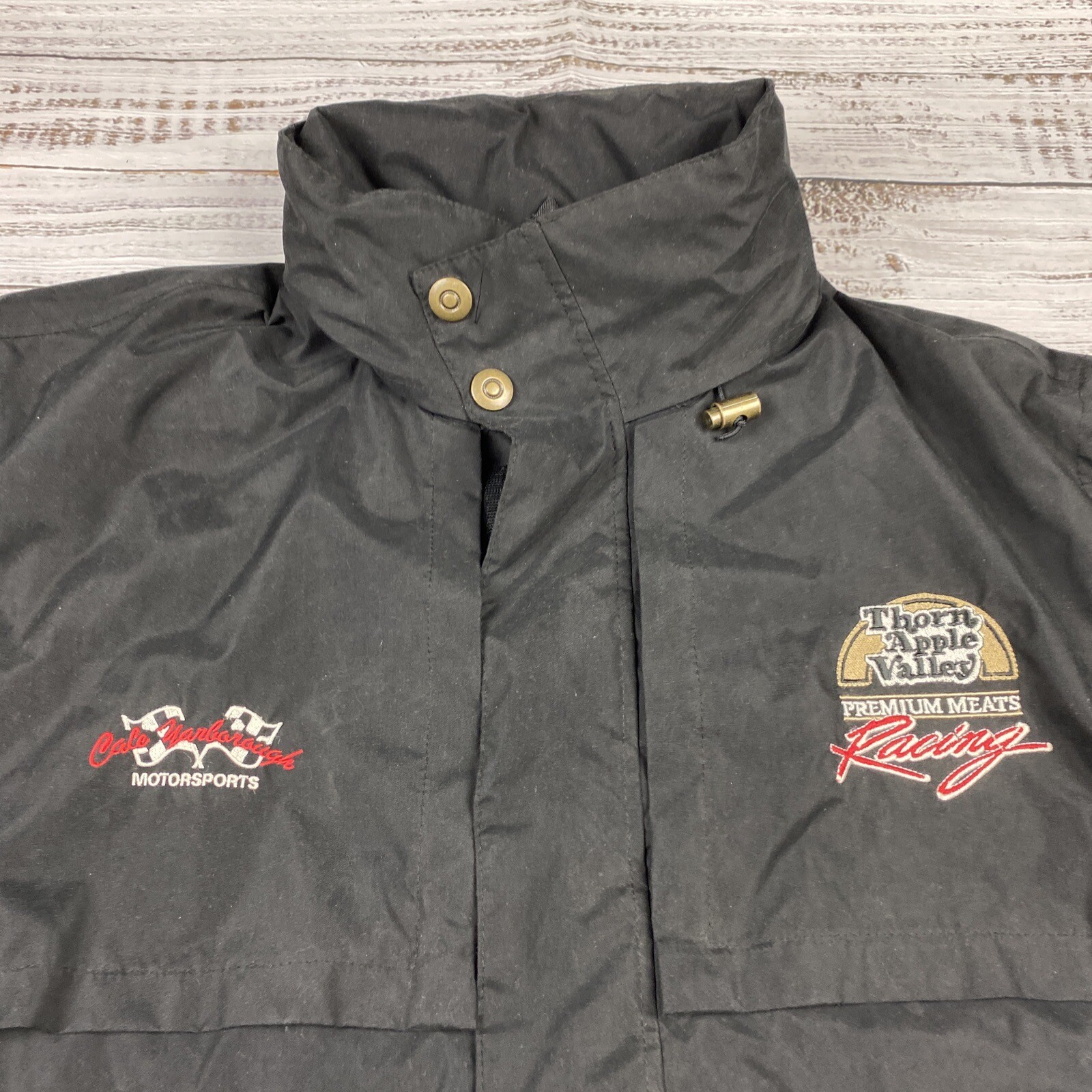 Vintage Cale Yarborough Motorsports Thorn Apple Valley Koolah Sportster Jacket L