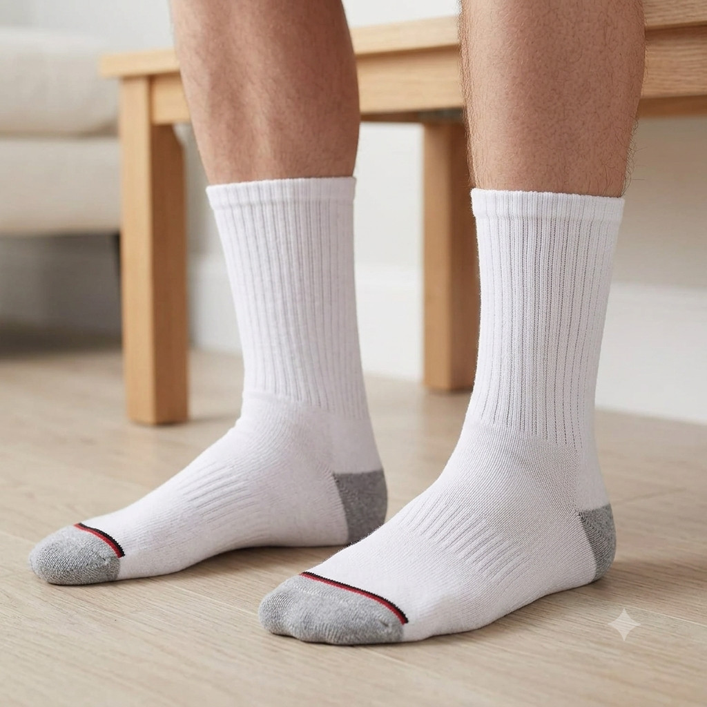 Men’s Cushioned Athletic Socks 8 Pairs Arch Support Shoe Size 8-12 & 13-15