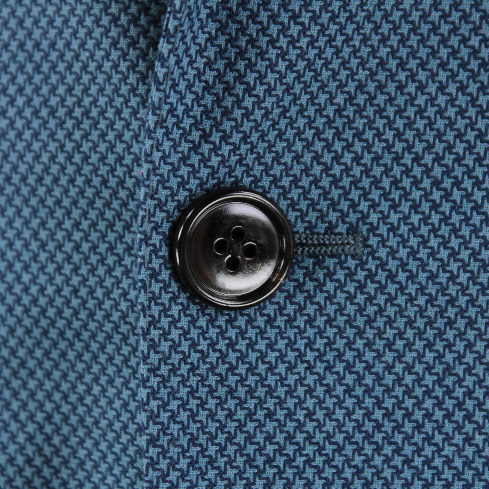 Belvest NWD Cotton Blend Sport Coat Size 56R (46R US) In Blues Geometric