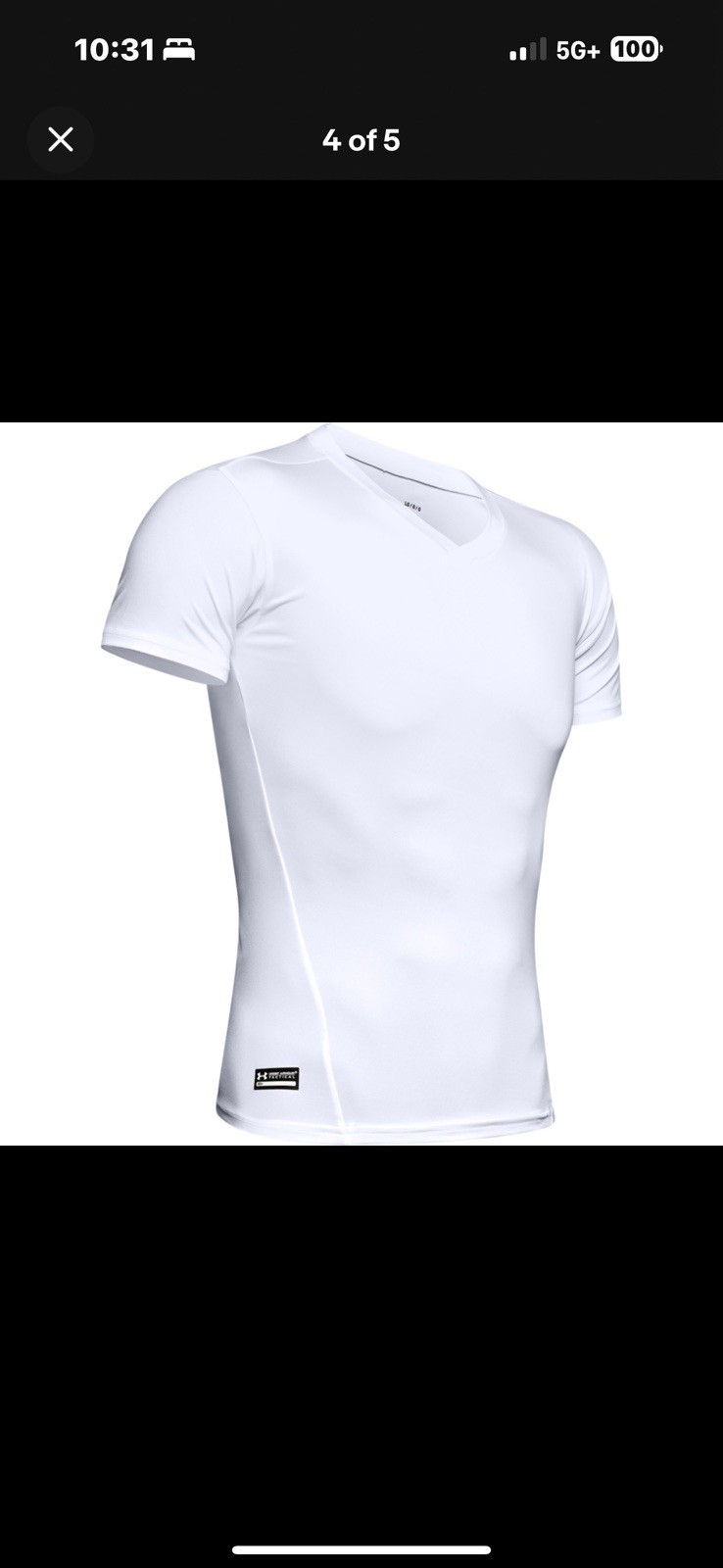 Under Armour 1216010 UA Tactical Tee HeatGear Compression V-Neck T-Shirt 3XL NEW