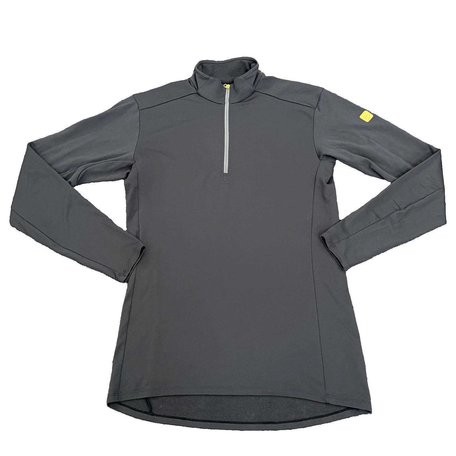 Arc’teryx Phase AR Men’s 1/4 Zip Mock Neck Long Sleeve Pullover Top Gray L READ