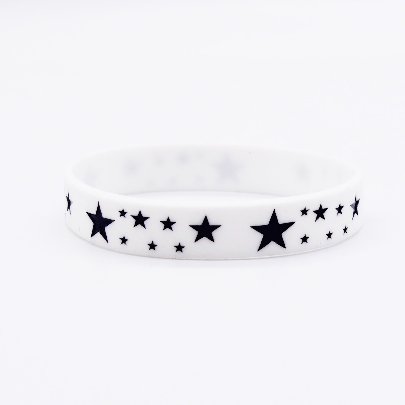 POYAMUSE 6pcs Y2K Star Silicone Bracelets Set – Emo Rubber Wristbands for Men…