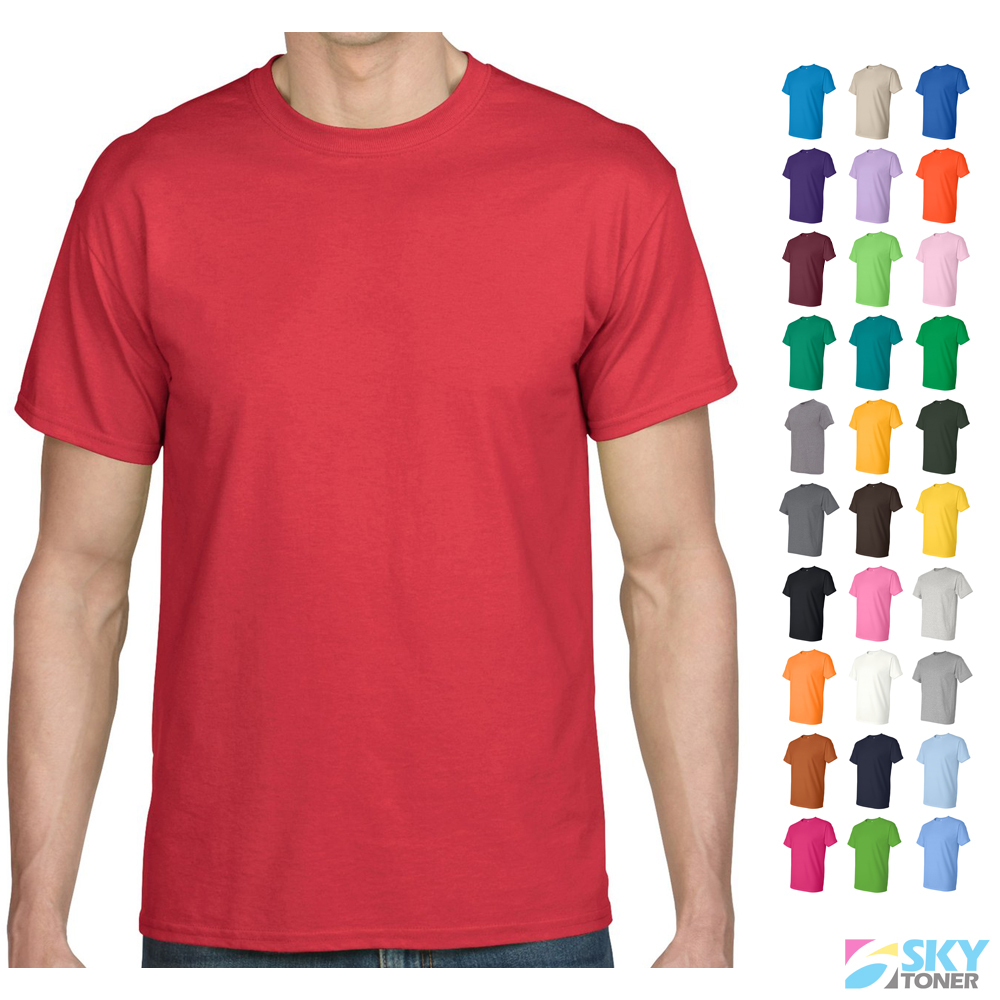 Gildan DryBlend 50/50 T-Shirt Plain Blank Solid Short Sleeve Tees S-5XL 8000