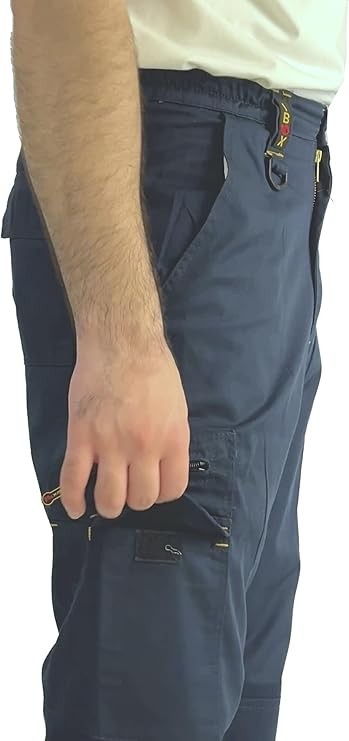 Mens Cargo Combat Work Trousers Work Pants WITH Knee Pad Pockets Size 28 to 42