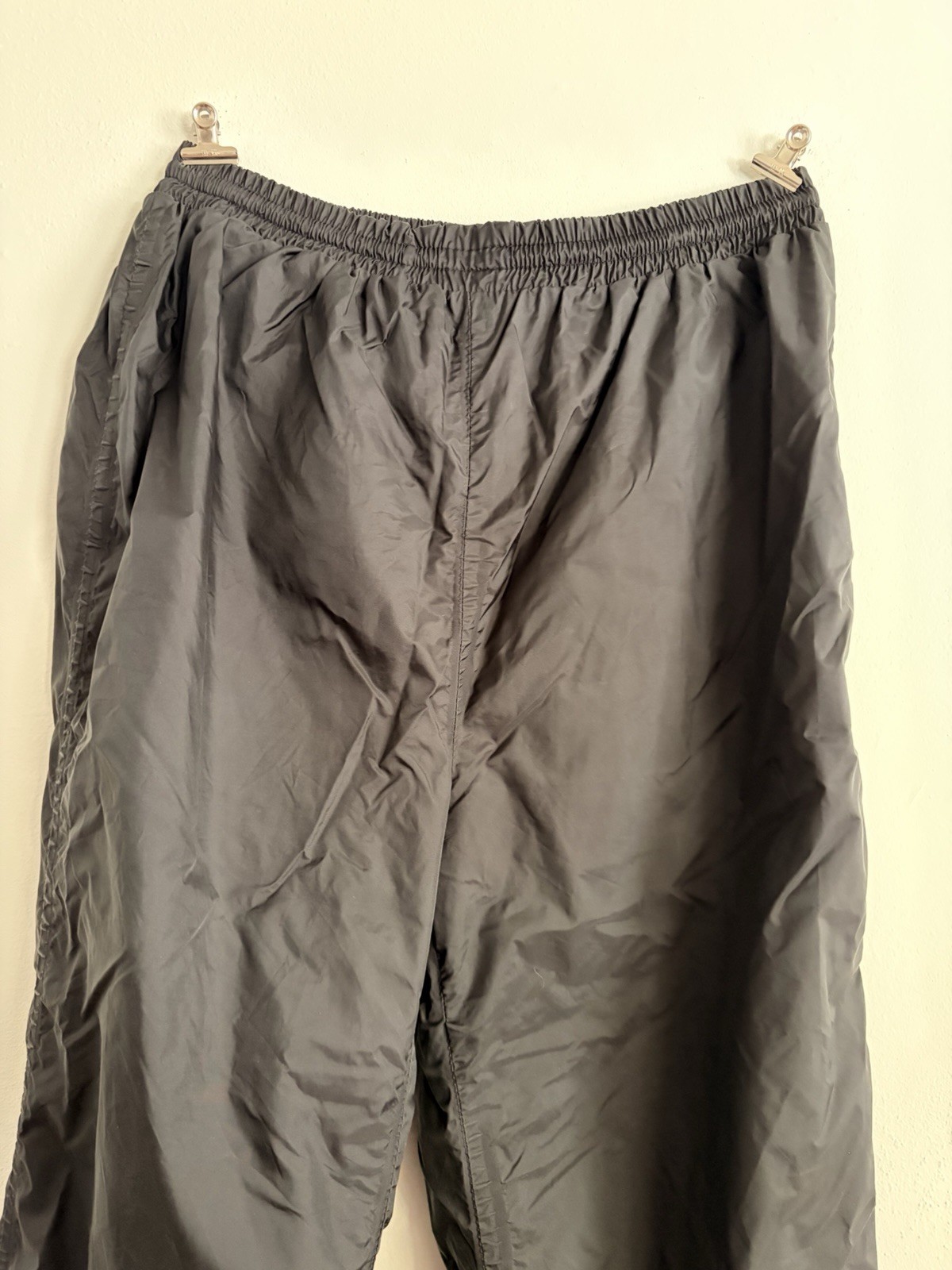 Rugged Extreme Exposure Men’s Black Rain Pants L Pull-On Elastic Waist Lined