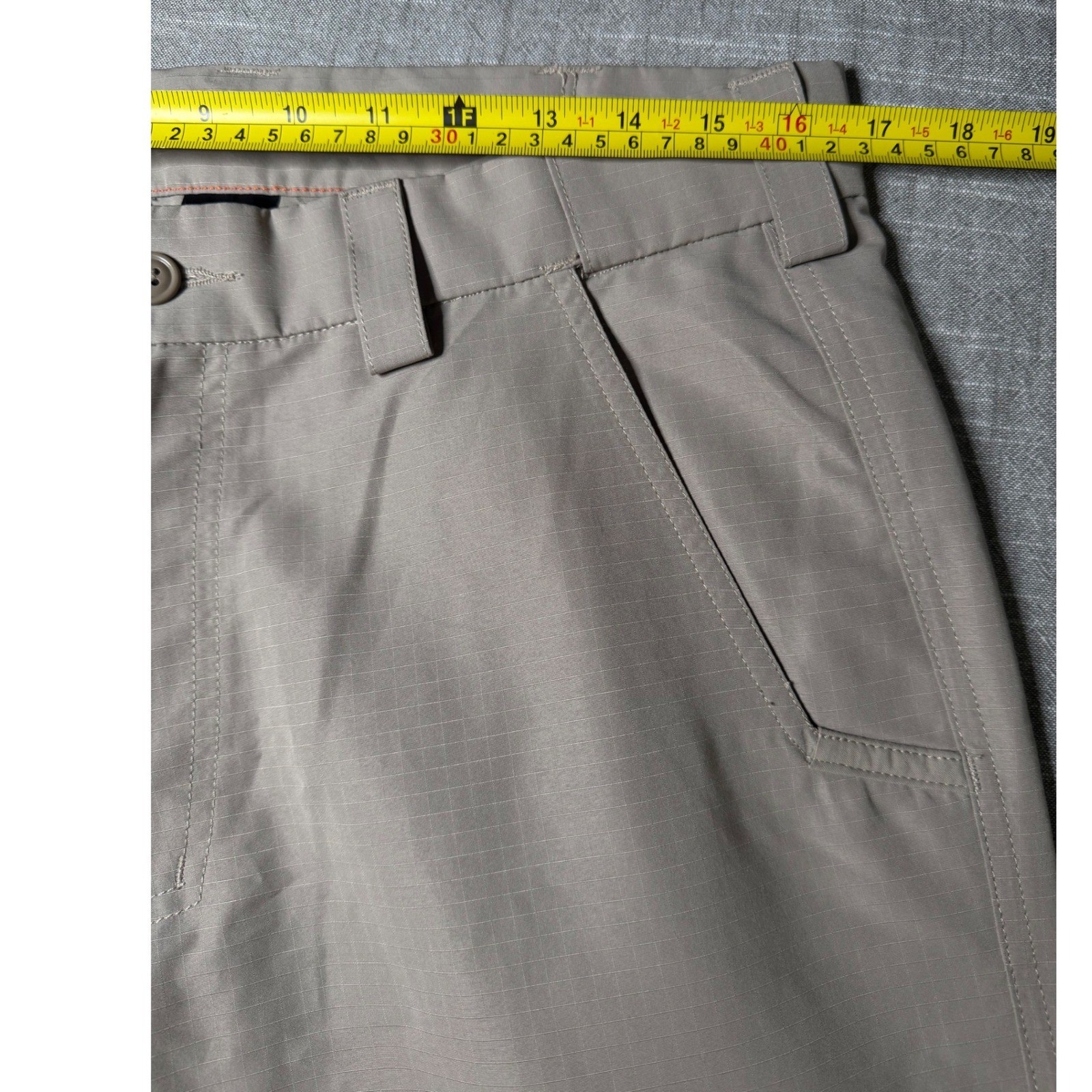 5.11 Tactical Fast-Tac Urban Pants Khaki Ripstop Mens 32×32 74461-055
