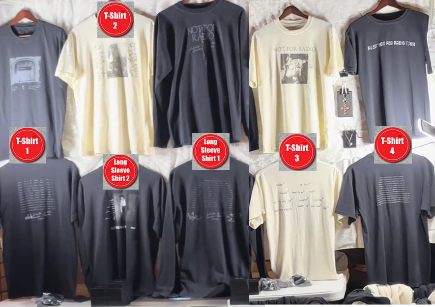 María Zardoya Not For Radio 2026 Merch Tee, T-Shirt Reprint