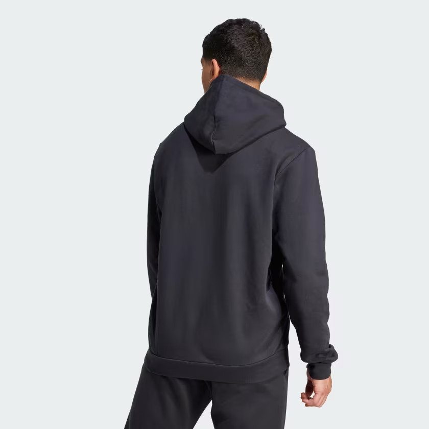 Aadidas men Essentials Fleece Hoodie Cozy Black Men’s Size 2X-Large New