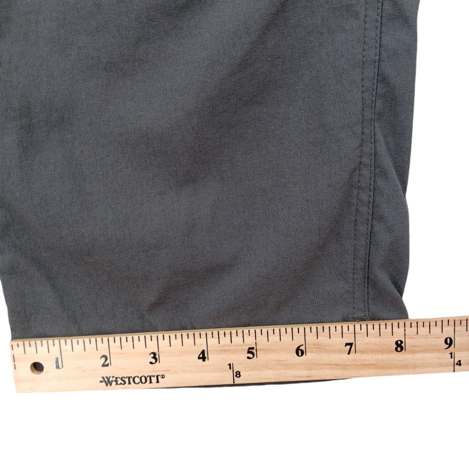 Prana Alameda Pants Mens 37×29.5 (Tag36x30) Grey Slim Fit Hiking Stretch Outdoor
