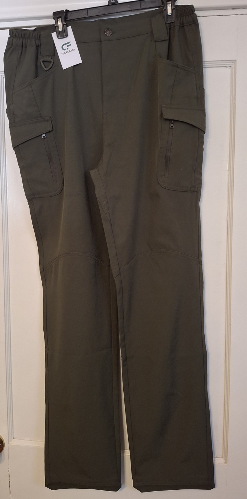 LikeNew FlexCamo-Tactical Waterproof Pants 36×34 Army Green Lightweight Comfort