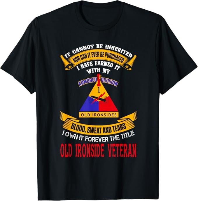 NEW LIMITED Old Ironsides 1st Armored Division Veteran