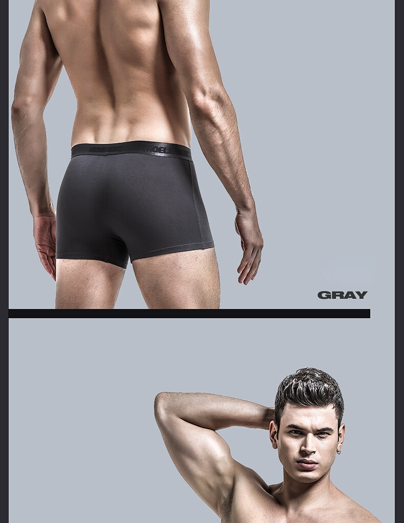 Men’s Modal Underwear Boxer Briefs Scrotal Support Comfort Underpants Mesh Pouch