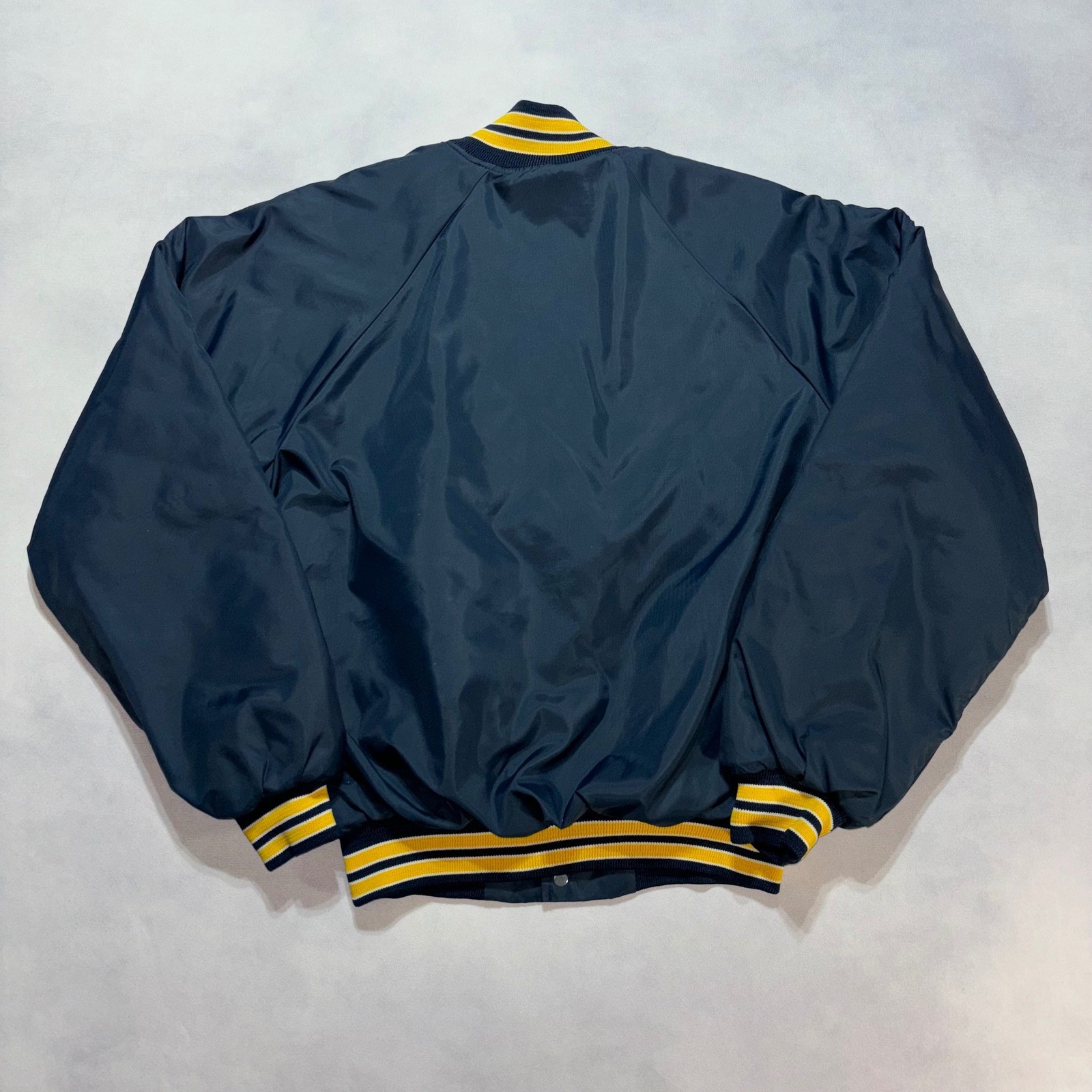Vintage 80’s US Navy Bomber Jacket Men’s Medium USS Simpson FFG-56 Made in USA