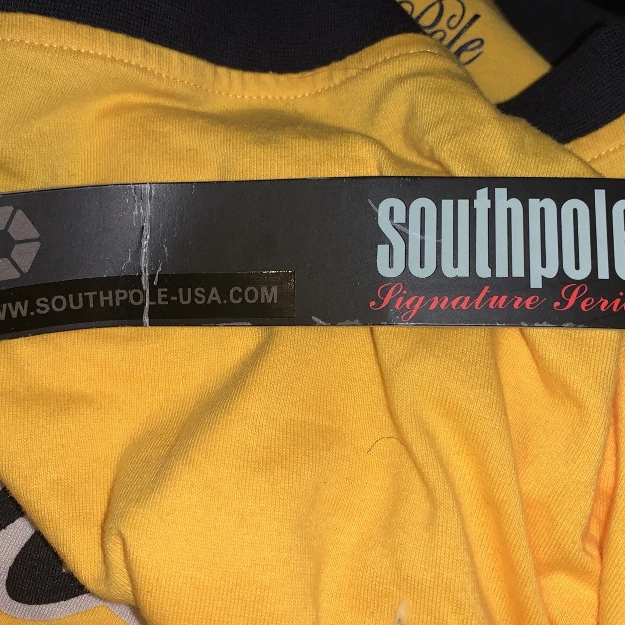 Southpole Authentic Sports Series Graphic T-Shirt Yellow XXL NWT