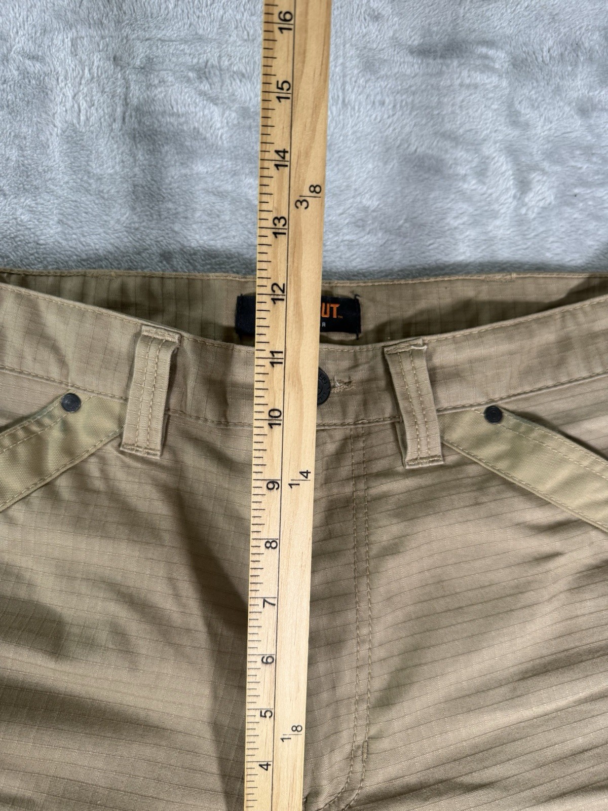 Ridgecut Pants Men’s 36×32 Tan Carpenter Ripstop Workwear