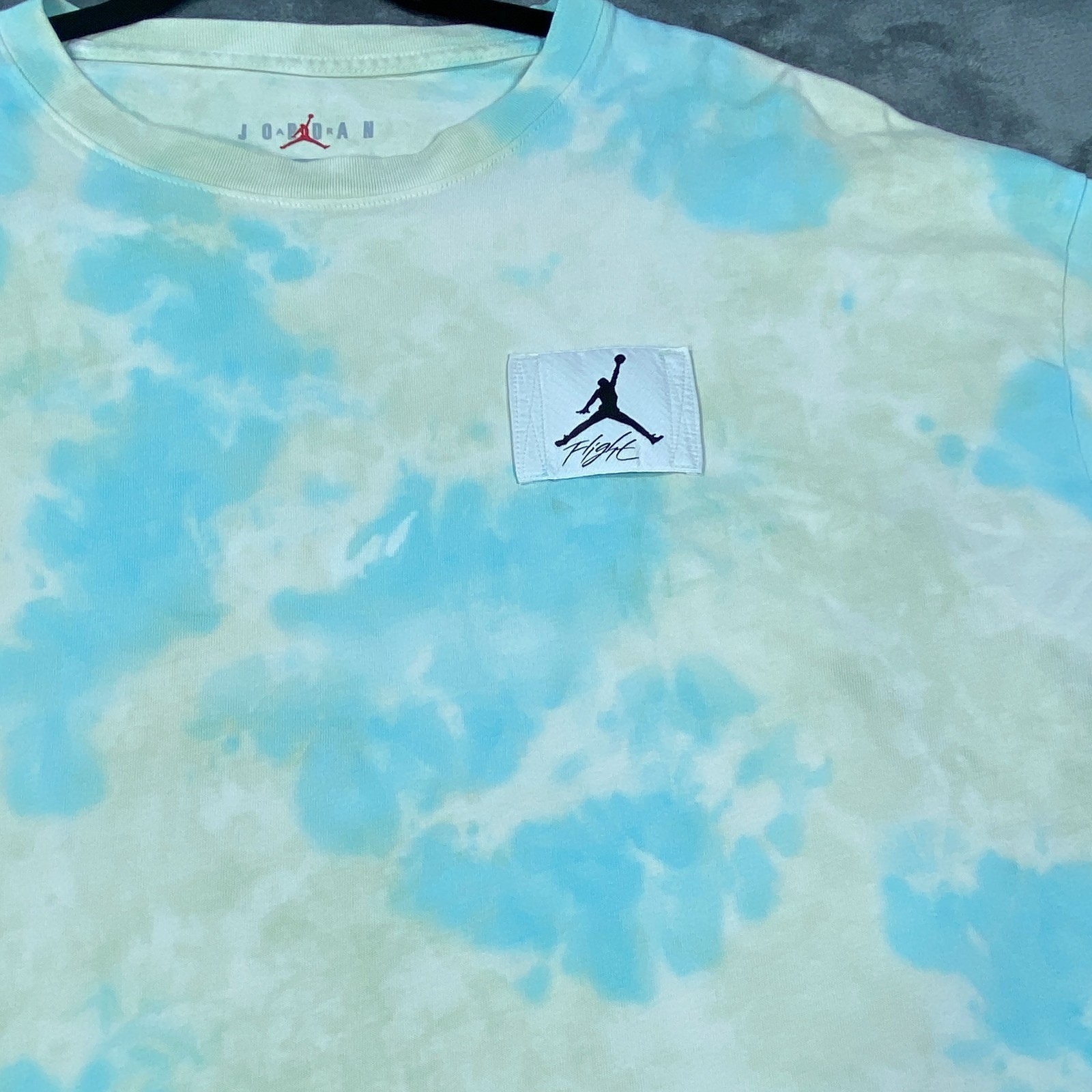 Nike Air Jordan Shirt Mens XL Essentials Statement Oversized Tie Dye Streetwear