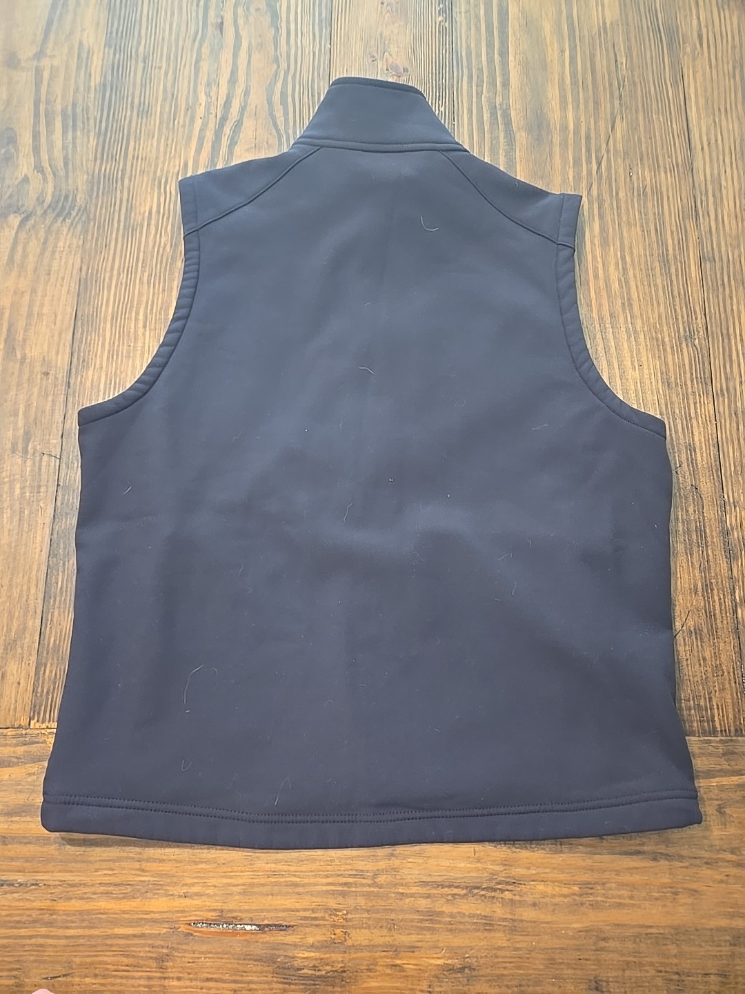 LL BEAN Men’s Black Soft Shell Vest Size Large Reg Black Outdoor School