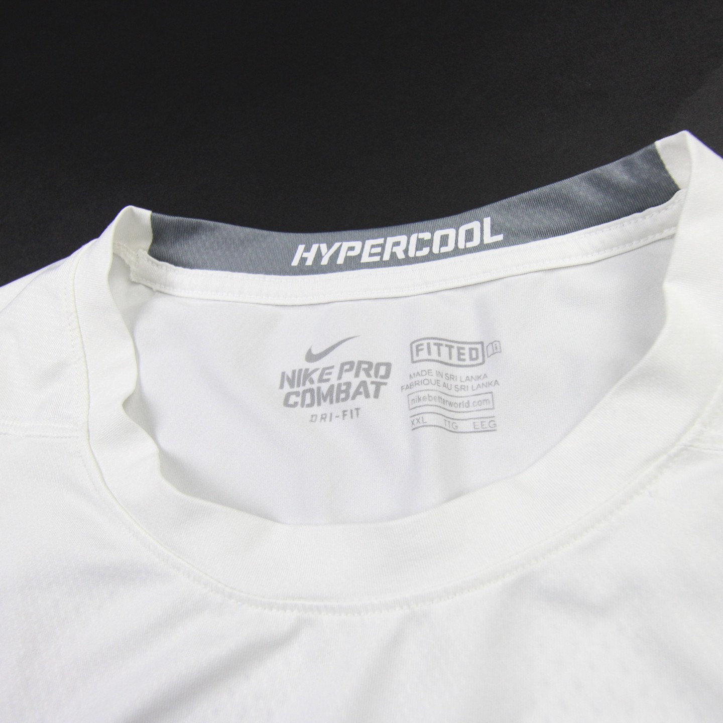 Nike Pro Combat Sleeveless Shirt Men’s White Used Multiple Sizes