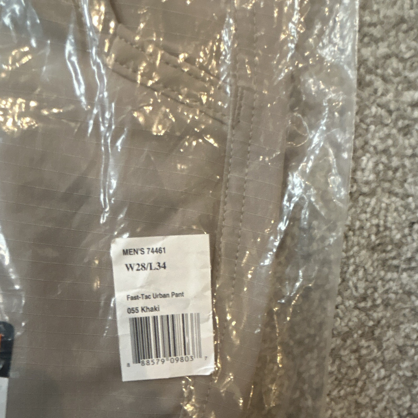 5.11 Tactical Men’s Cargo Pants Khaki Regular Size 28 Waist MPN 74461